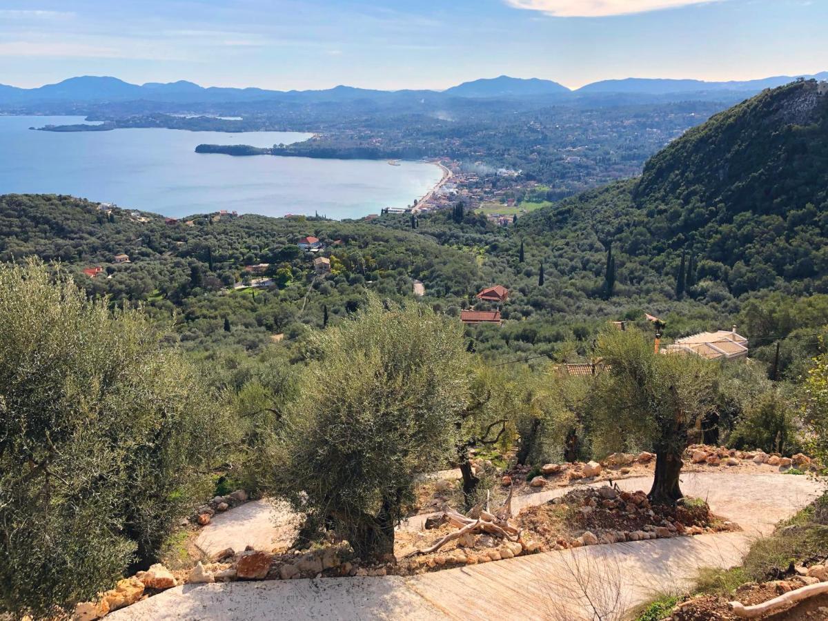 House Sienna Of Villa Intaba Best Views Corfiot Riviera Corfu Island Greece Contemporary Design Pool With Spectacular Sea Views Close To Ipsos Beach Pyrgi  ภายนอก รูปภาพ