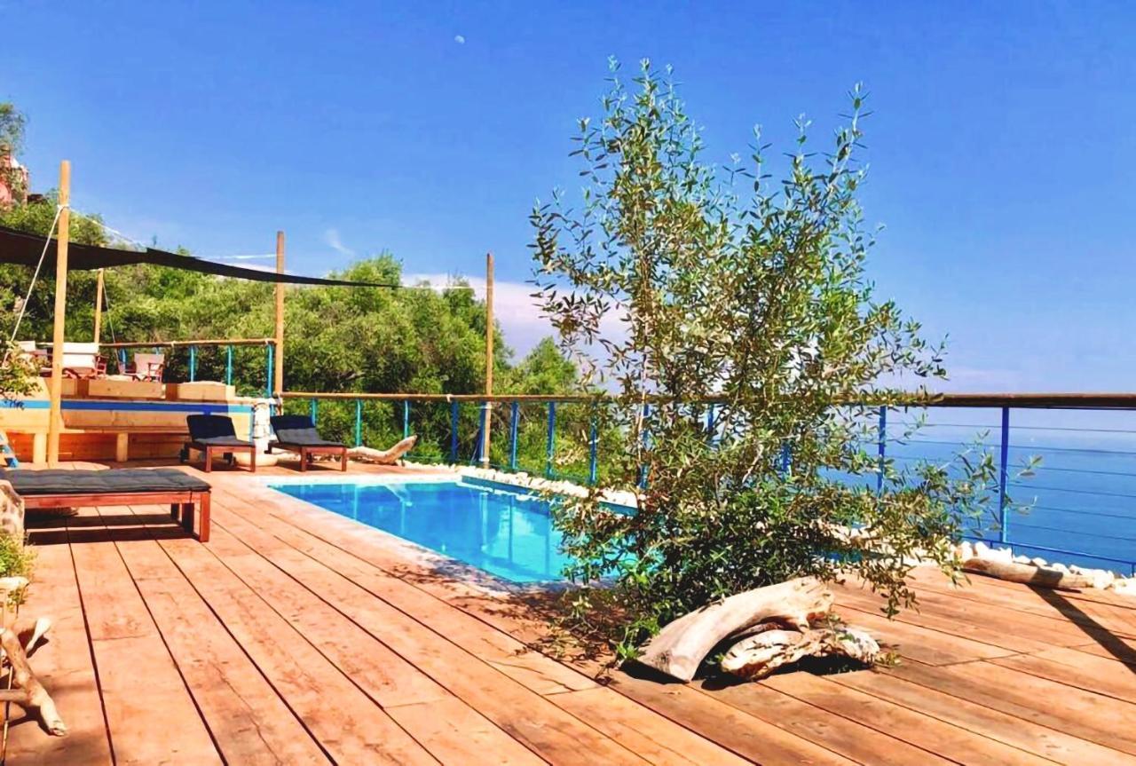 House Sienna Of Villa Intaba Best Views Corfiot Riviera Corfu Island Greece Contemporary Design Pool With Spectacular Sea Views Close To Ipsos Beach Pyrgi  ภายนอก รูปภาพ